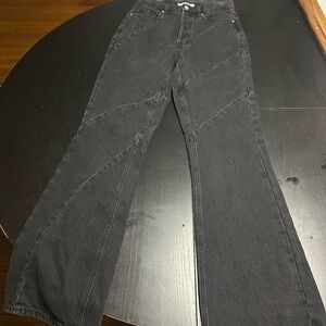 26 Women’s PacSun Black Charcoal Boot Cut Jeans Like New Christmas Gift for her